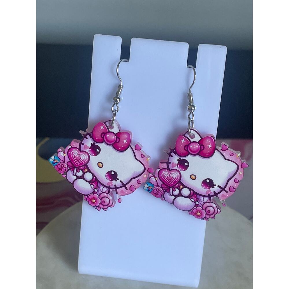 Hello kitty earrings